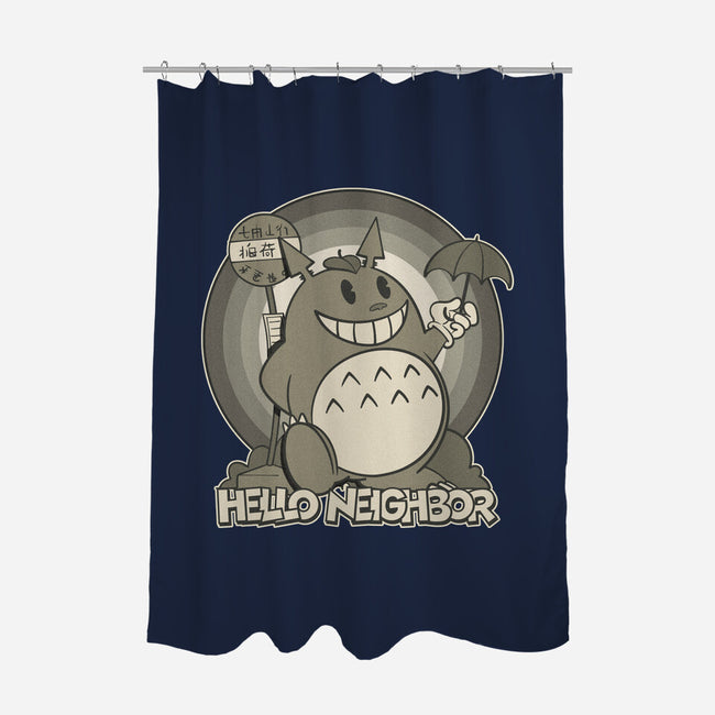 Hello My Neighbor-None-Polyester-Shower Curtain-sebasebi