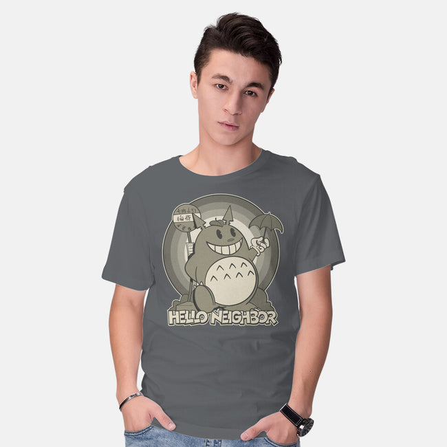 Hello My Neighbor-Mens-Basic-Tee-sebasebi