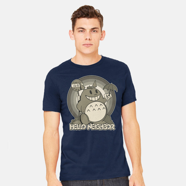 Hello My Neighbor-Mens-Heavyweight-Tee-sebasebi