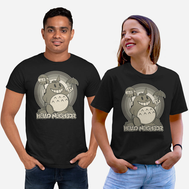 Hello My Neighbor-Unisex-Basic-Tee-sebasebi