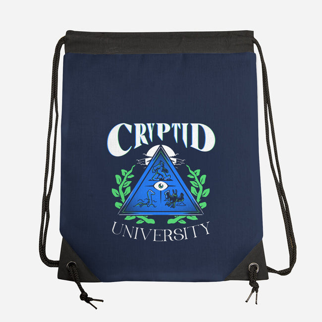 Cryptid University-None-Drawstring-Bag-estudiofitas