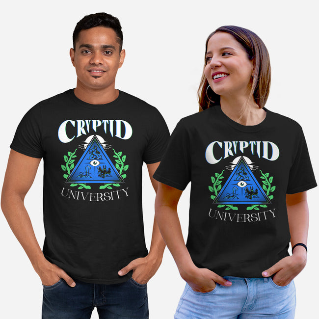 Cryptid University-Unisex-Basic-Tee-estudiofitas