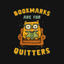 Bookmarks Are For Quitters-None-Drawstring-Bag-kg07