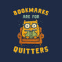 Bookmarks Are For Quitters-None-Drawstring-Bag-kg07