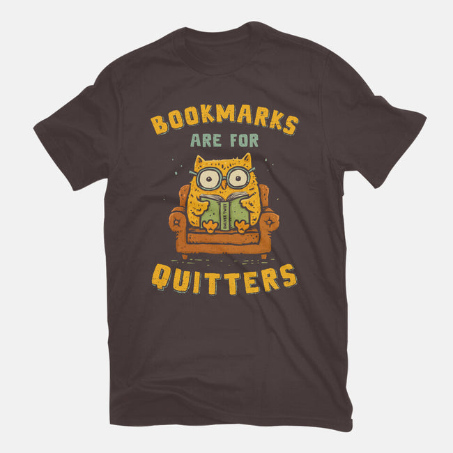 Bookmarks Are For Quitters-Mens-Basic-Tee-kg07