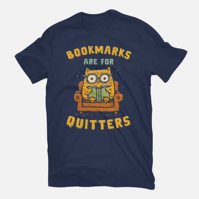 Bookmarks Are For Quitters-Womens-Basic-Tee-kg07