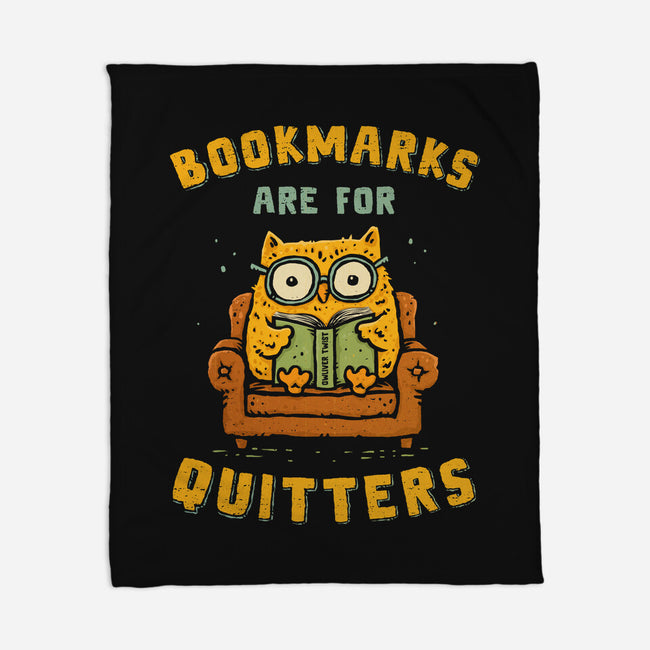 Bookmarks Are For Quitters-None-Fleece-Blanket-kg07