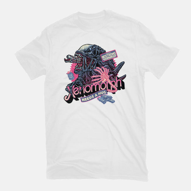 Out Of This World Terror-Womens-Fitted-Tee-glitchygorilla