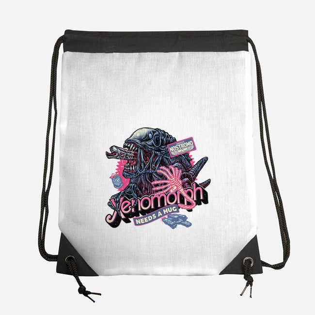 Out Of This World Terror-None-Drawstring-Bag-glitchygorilla