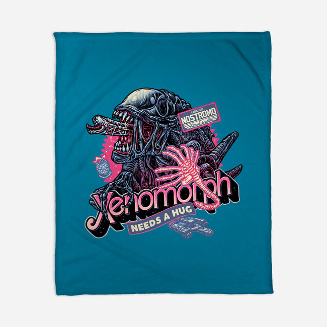 Out Of This World Terror-None-Fleece-Blanket-glitchygorilla