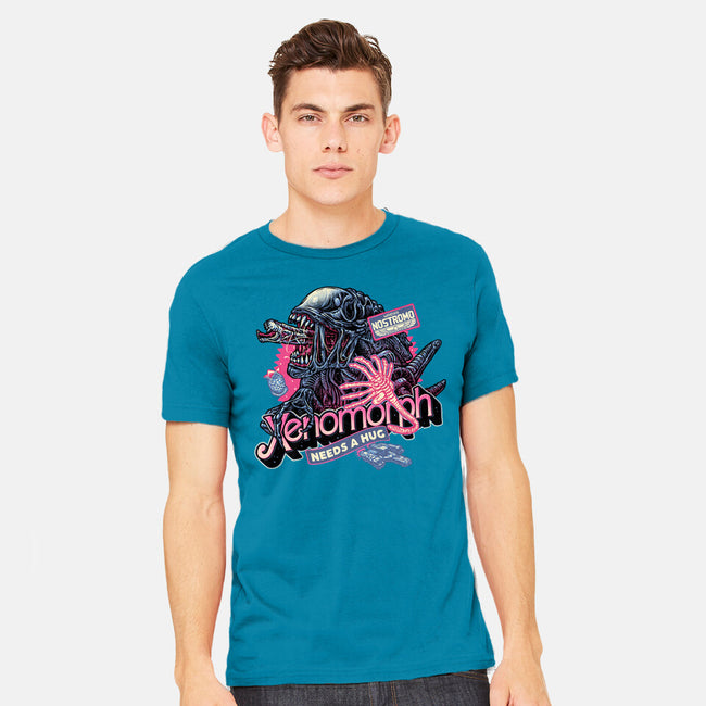 Out Of This World Terror-Mens-Heavyweight-Tee-glitchygorilla