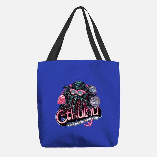 Creatures From The Deep-None-Basic Tote-Bag-glitchygorilla