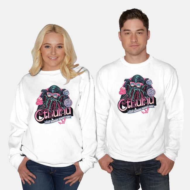 Creatures From The Deep-Unisex-Crew Neck-Sweatshirt-glitchygorilla