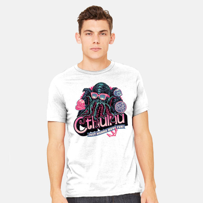 Creatures From The Deep-Mens-Heavyweight-Tee-glitchygorilla