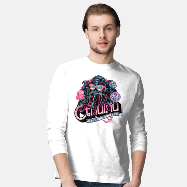 Creatures From The Deep-Mens-Long Sleeved-Tee-glitchygorilla