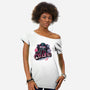 Creatures From The Deep-Womens-Off Shoulder-Tee-glitchygorilla