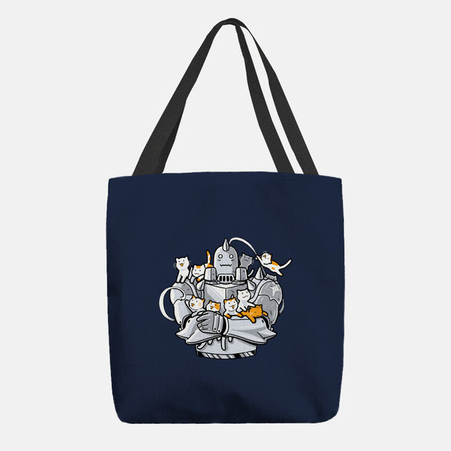 Purrmetal Alchemist-None-Basic Tote-Bag-naomori