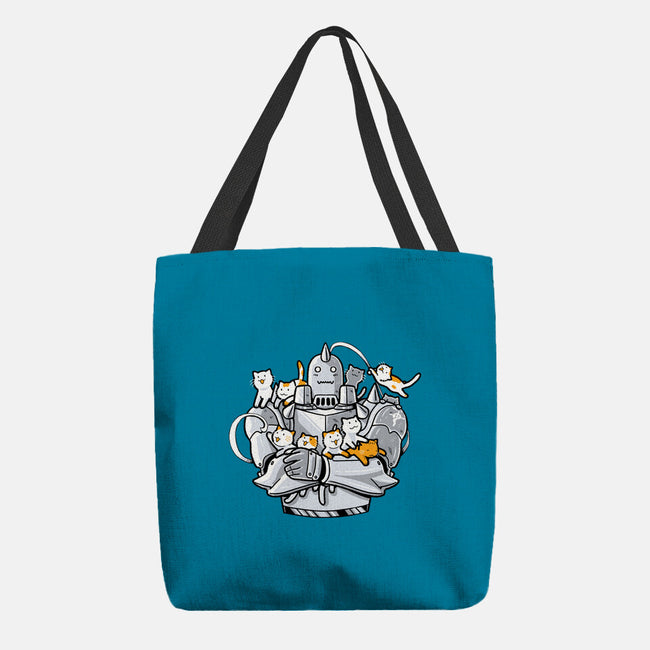 Purrmetal Alchemist-None-Basic Tote-Bag-naomori