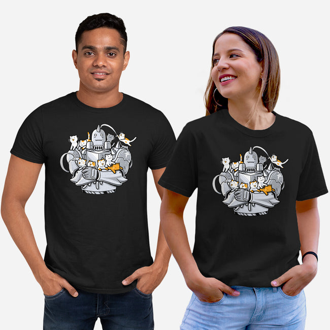 Purrmetal Alchemist-Unisex-Basic-Tee-naomori