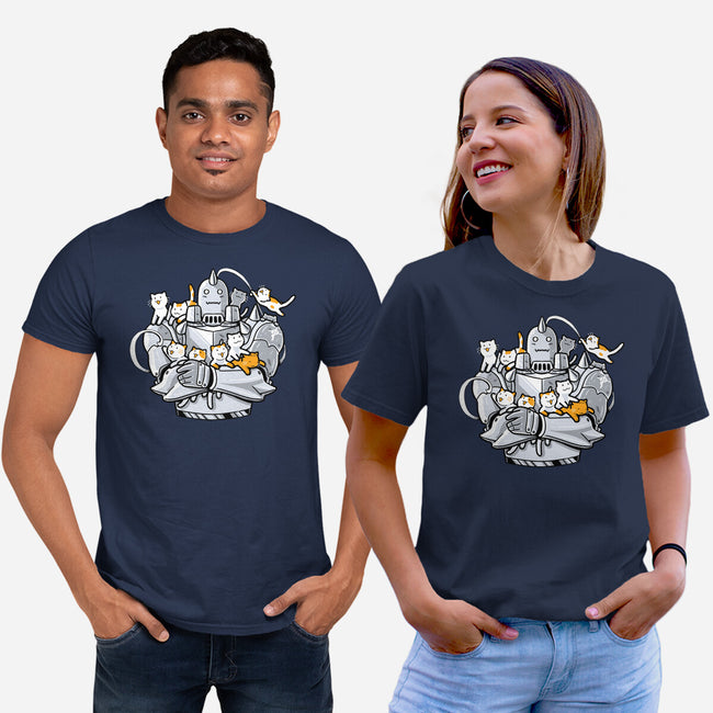 Purrmetal Alchemist-Unisex-Basic-Tee-naomori