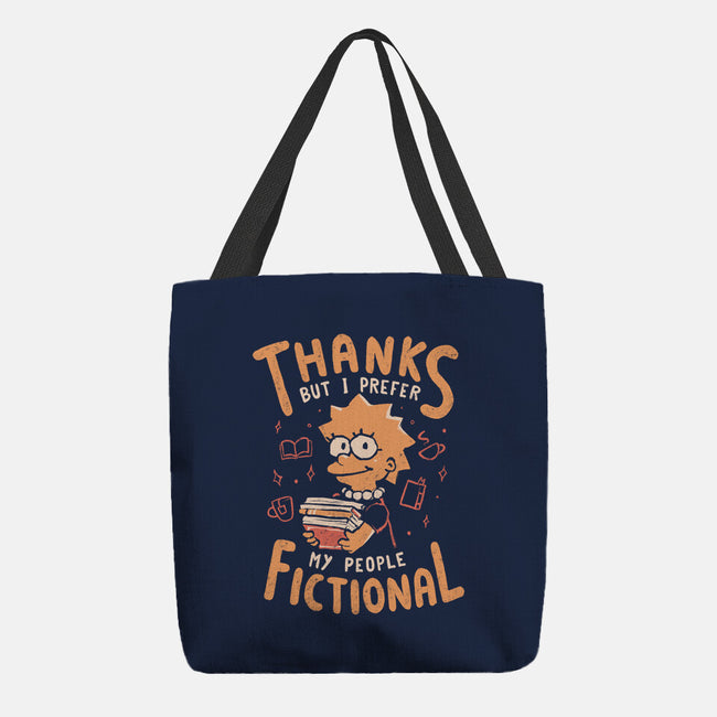 I Prefer My People Fictional-None-Basic Tote-Bag-Arigatees