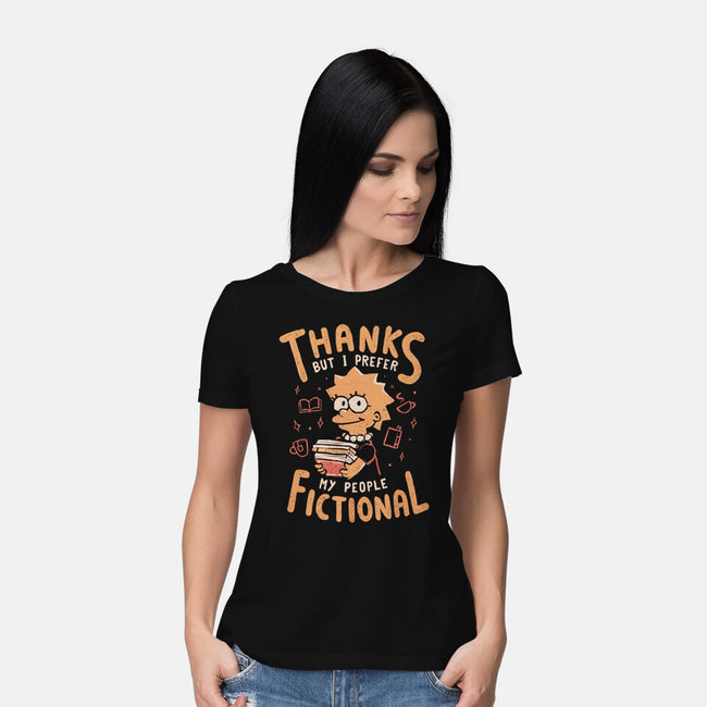 I Prefer My People Fictional-Womens-Basic-Tee-Arigatees