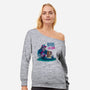 Lost Book-Womens-Off Shoulder-Sweatshirt-Getsousa!