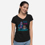 Lost Book-Womens-V-Neck-Tee-Getsousa!