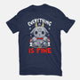 Baphomet Is Fine-Womens-Fitted-Tee-Vallina84