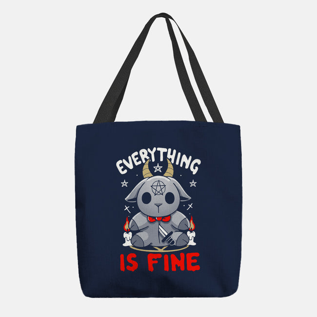 Baphomet Is Fine-None-Basic Tote-Bag-Vallina84