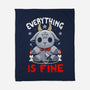 Baphomet Is Fine-None-Fleece-Blanket-Vallina84