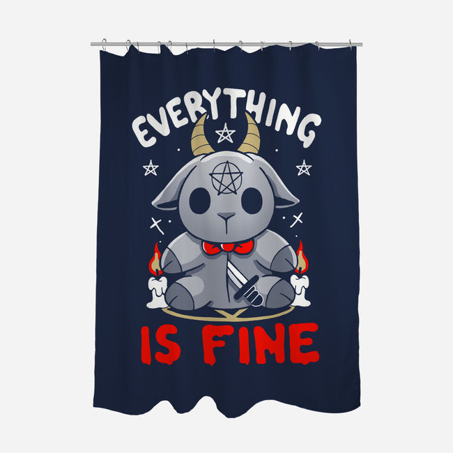 Baphomet Is Fine-None-Polyester-Shower Curtain-Vallina84