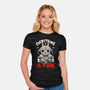 Baphomet Is Fine-Womens-Fitted-Tee-Vallina84