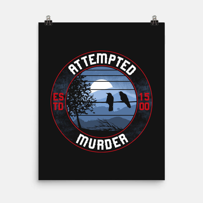 Attempted Murder Crows-None-Matte-Poster-rocketman_art