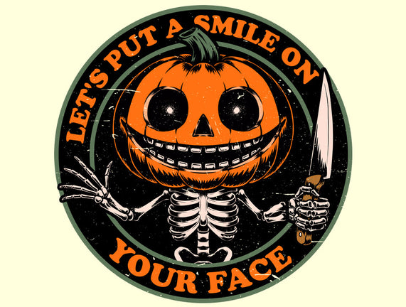 Smiling Creepy Pumpkin