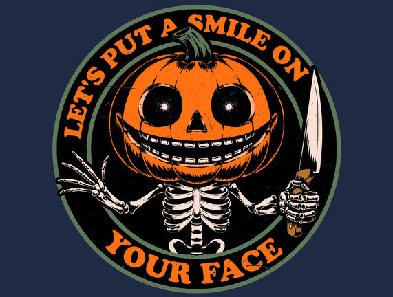 Smiling Creepy Pumpkin