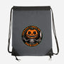 Smiling Creepy Pumpkin-None-Drawstring-Bag-Studio Mootant