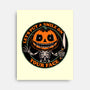 Smiling Creepy Pumpkin-None-Stretched-Canvas-Studio Mootant