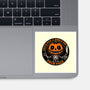 Smiling Creepy Pumpkin-None-Glossy-Sticker-Studio Mootant