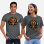 Smiling Creepy Pumpkin-Unisex-Basic-Tee-Studio Mootant