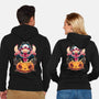 Sweet Pumpkin Experiment-Unisex-Zip-Up-Sweatshirt-Vallina84