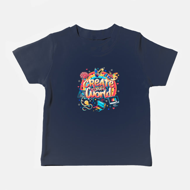 Create Your World-Baby-Basic-Tee-Getsousa!