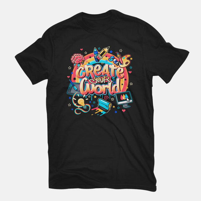 Create Your World-Mens-Heavyweight-Tee-Getsousa!