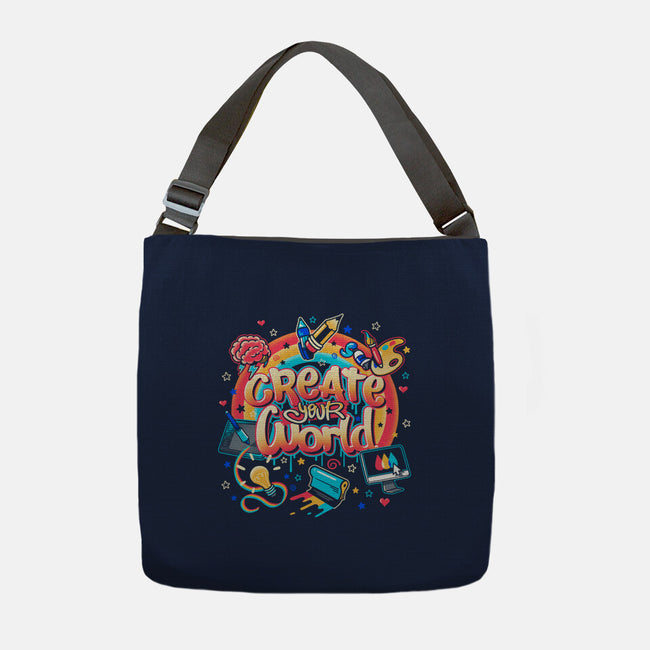 Create Your World-None-Adjustable Tote-Bag-Getsousa!