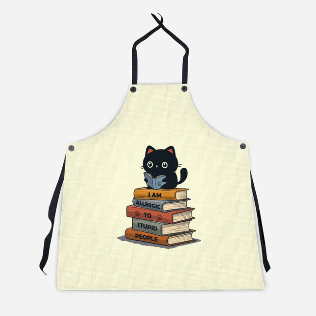 Allergic To Stupid People-Unisex-Kitchen-Apron-erion_designs