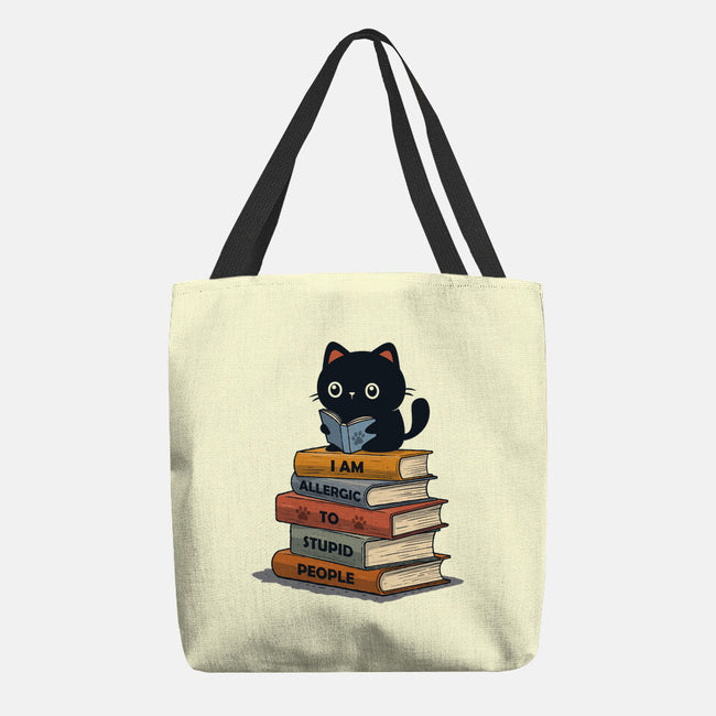 Allergic To Stupid People-None-Basic Tote-Bag-erion_designs