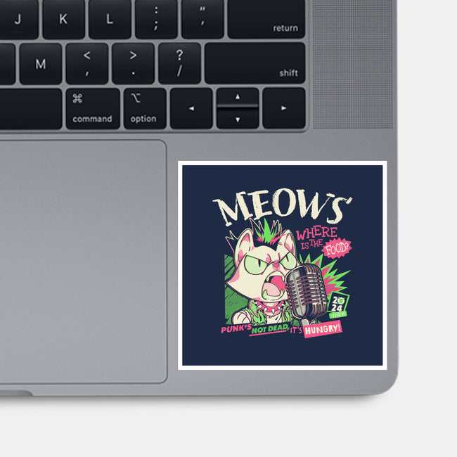 The Meows-None-Glossy-Sticker-Estudio Horta