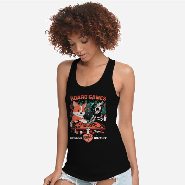 Bringing Friends Together-Womens-Racerback-Tank-Heyra Vieira