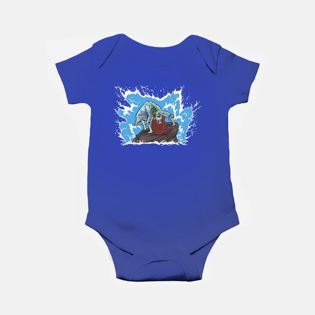 The Little Demon-Baby-Basic-Onesie-zascanauta