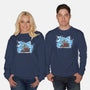 The Little Demon-Unisex-Crew Neck-Sweatshirt-zascanauta